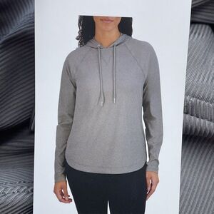 Sage Collective Women's M Hoodie Gray Nylon Spandex a2085